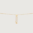 Stellar Elegance The Cosmic Droplet 14KT Diamond Necklace,,hi-res view 4