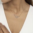 Crochet Glow Gold and Diamond Necklace,,hi-res view 2