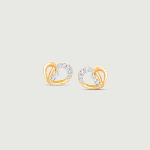 Radiant Embrace Diamond Stud Earrings
