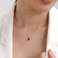 Crimson Aura Garnet Pendant,,hi-res view 2