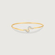 Graceful Twirl Diamond Bangle,,hi-res view 3