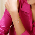 Mia Sutra DIY with Alphabet Charms- E,,hi-res view 2