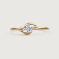 Moonlit Heart 14 kt Diamond Finger Ring,,hi-res view 3