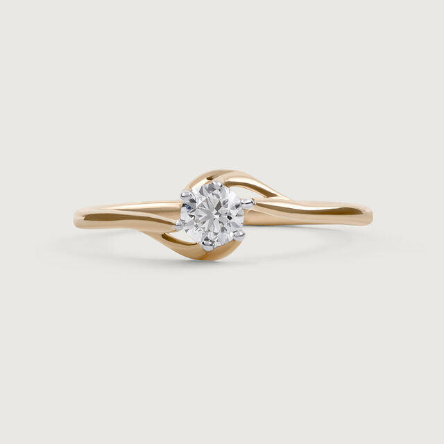 Moonlit Heart 14 kt Diamond Finger Ring,,hi-res image number null