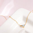 Enchanting Triad Solitaire Pendant with Chain,,hi-res view 1