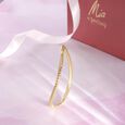 Fierce Weave Gold Bangle,,hi-res view 1