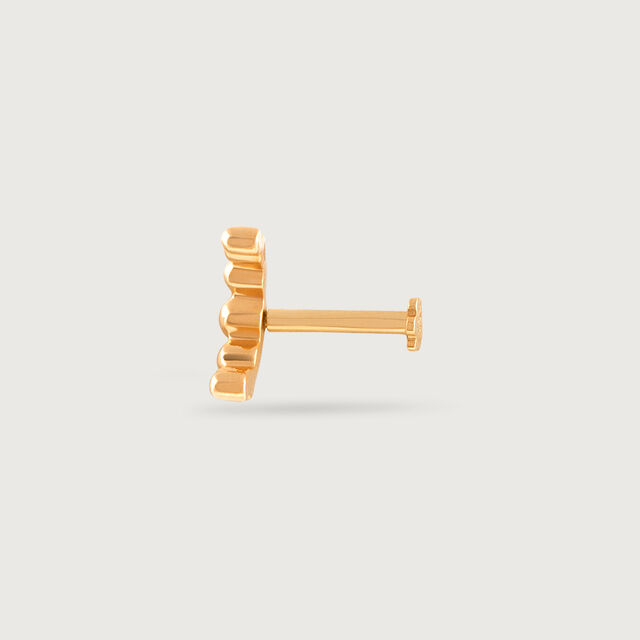 Beaded Elegance Gold Nose Pin,,hi-res image number null
