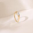 Oval Whisper Diamond Ring,,hi-res view 1