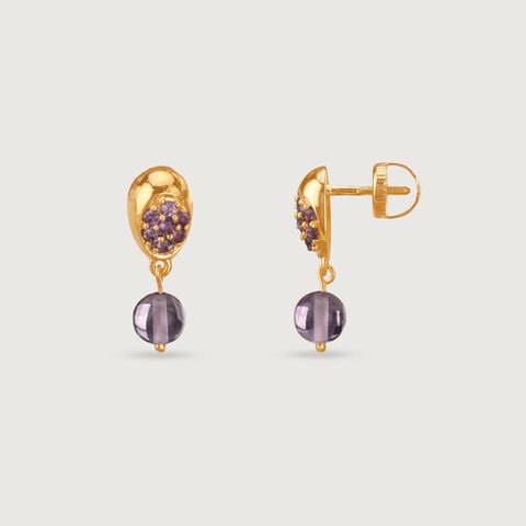 Lilac Pop Amethyst Earrings