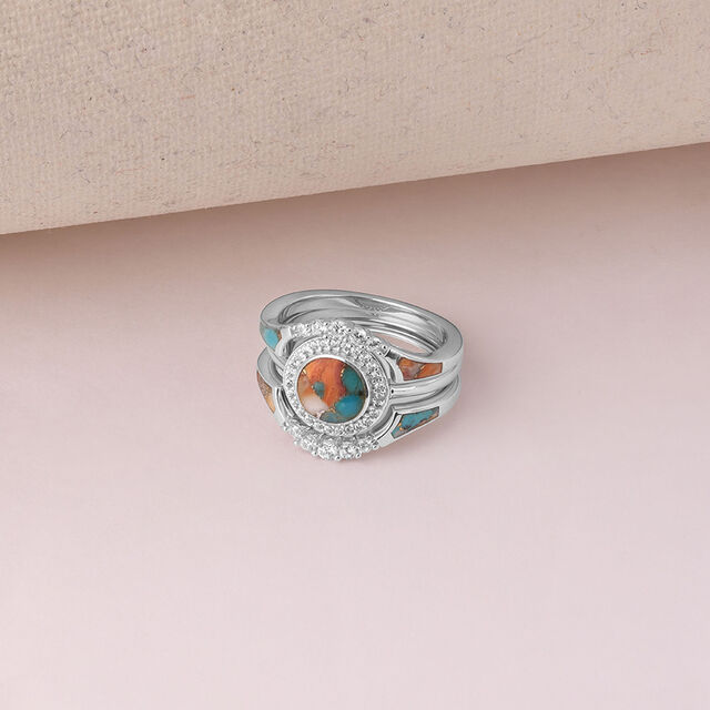 Boho Dreams Stackable Silver Ring,,hi-res image number null