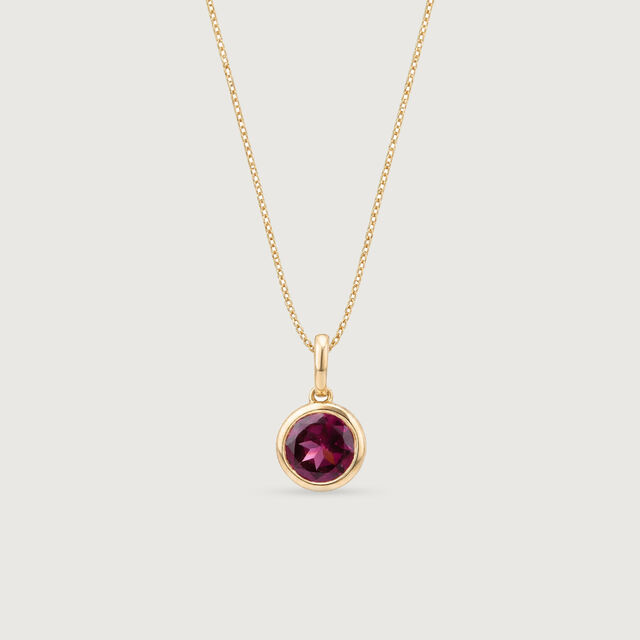 Crimson Aura Garnet Pendant,,hi-res image number null