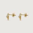 Layered Bloom Diamond Earrings,,hi-res view 4