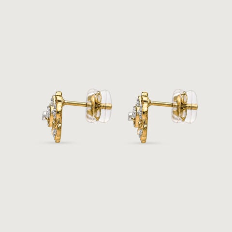 Layered Bloom Diamond Earrings