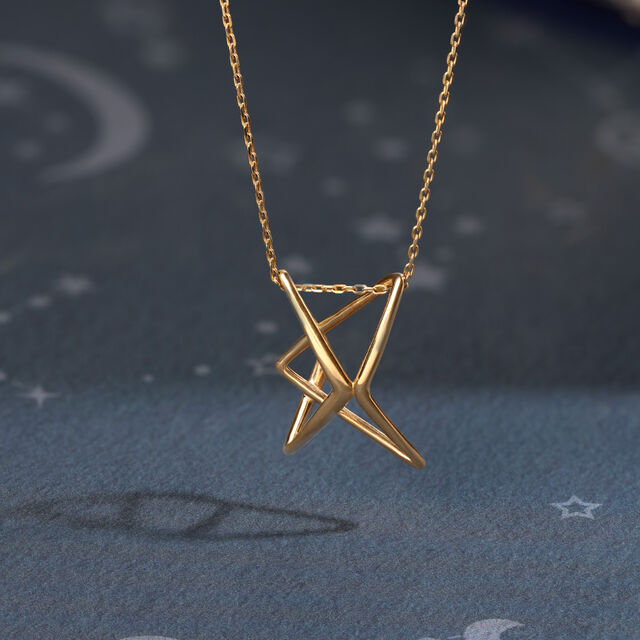 Starlit Splendour 14KT Pendant,,hi-res image number null