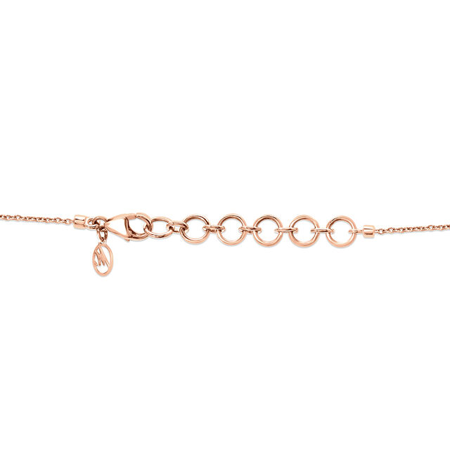 14 KT Rose Gold Petite Diamond Necklace,,hi-res view 4