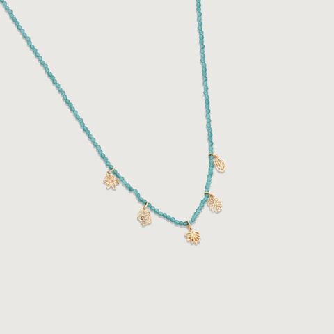 Chic Bloom Beaded Necklace