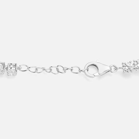 Blinged Beauty Silver Bracelet