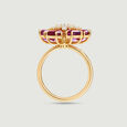 Vibrant Firework Amethyst and Garnet Ring,,hi-res view 3