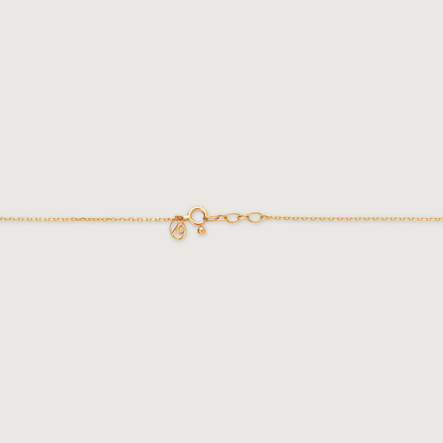 Golden Fish Charm 14Kt Gold Necklace Set,,hi-res image number null