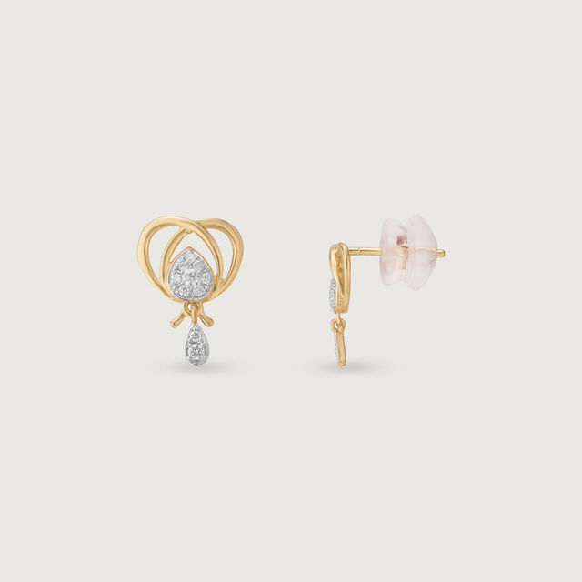 Sweet Buzz Diamond Drop Earrings,,hi-res image number null