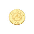 5 Gm 24 Karat Lotus Gold Coin,,hi-res view 1