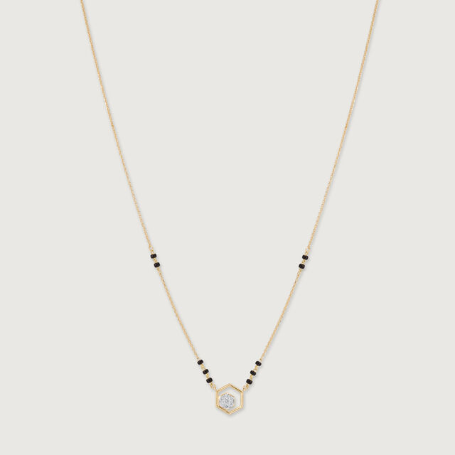 Hive Spark Diamond Mangalsutra,,hi-res image number null