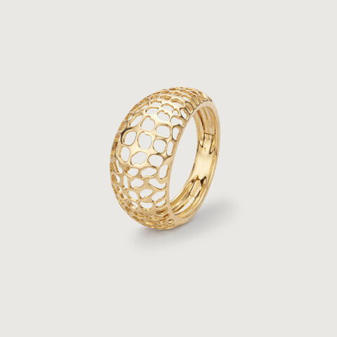 Organic Lattice Gold Ring