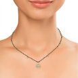 14kt Yellow Gold Interlaced and Diamond Mangalsutra,,hi-res view 3