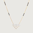 Vivid Vortex Gold and Diamond Mangalsutra,,hi-res view 3