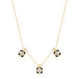 18 KT Yellow Gold Abstract Glimmer Diamond Necklace,,hi-res view 1