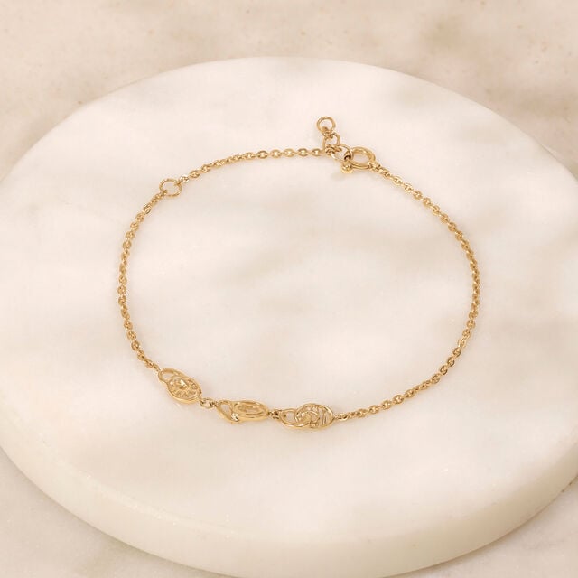 Interwoven Harmony Gold Bracelet,,hi-res image number null