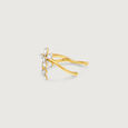 Daisy Charm Diamond Earcuff,,hi-res view 4
