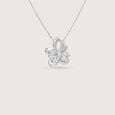 Breezy Flutter Silver Pendant,,hi-res view 3