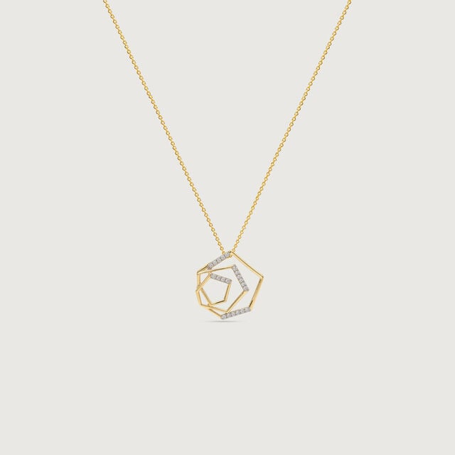 Playful Dimension Diamond Pendant,,hi-res image number null