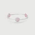 Gleam Pop Silver Bangle,,hi-res view 3