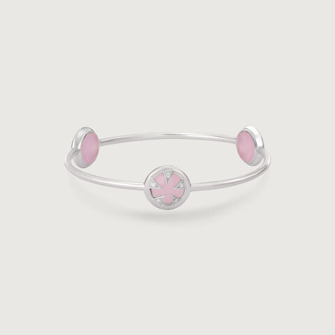 Gleam Pop Silver Bangle