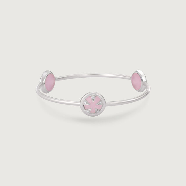 Gleam Pop Silver Bangle,,hi-res image number null