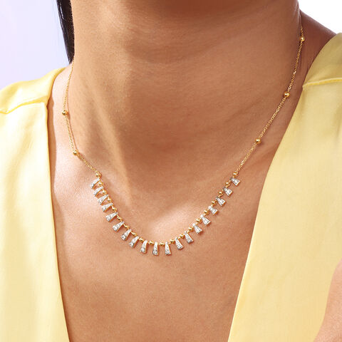 Sunbeam Whisper Diamond Necklace