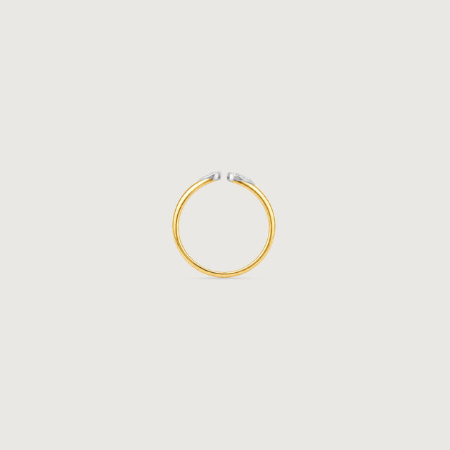 Subtle Balance Diamond Platinum Gold Ring,,hi-res image number null