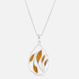 Sunlit Flow Silver Pendant,,hi-res view 4