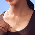 Radiant Dusk Gold Pendant,,hi-res view 2