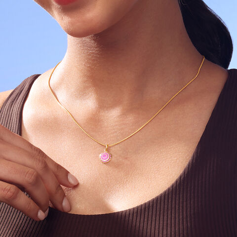 Radiant Dusk Gold Pendant