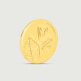 1 GM 24 Karat Tulsi Leaf Gold Coin,,hi-res view 3