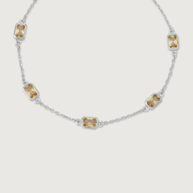 Golden Gleam Silver Bracelet,,hi-res image number null