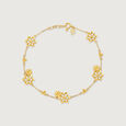 Flutter Bloom Gold Bracelet,,hi-res view 3