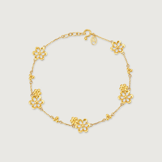 Flutter Bloom Gold Bracelet,,hi-res image number null