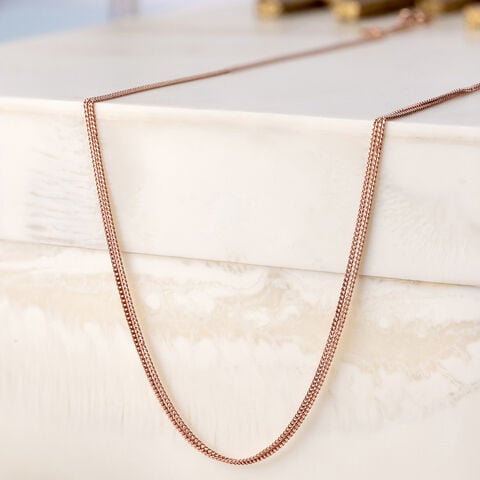 Double Link Rose Gold Chain