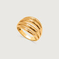 Chic Layers 18KT Gold Finger Ring,,hi-res view 3