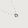 Starry Ocean Silver Necklace,,hi-res view 4