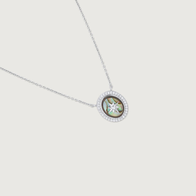Starry Ocean Silver Necklace,,hi-res image number null